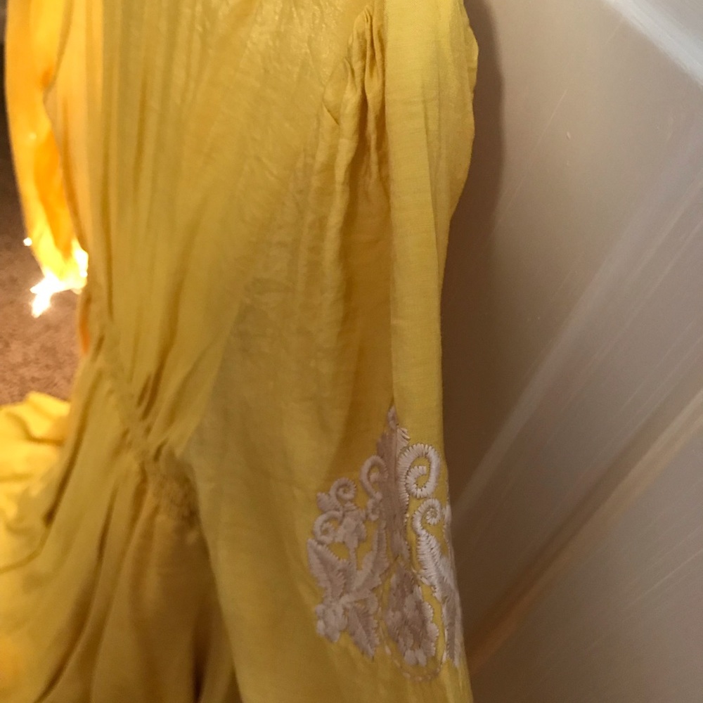 Mustard yellow Indian inspired dress - Picture 2 of 8